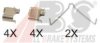 A.B.S. 1166Q Accessory Kit, disc brake pads